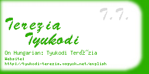 terezia tyukodi business card